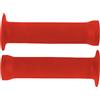 cyclingcolors Impugnature manopole bici 130mm bmx dirt freestyle antiscivolo manubrio 22mm gomma, rosso