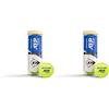 Dunlop Sports DUNLOP Pallina da tennis ATP Tour, per sabbia, campo duro e erba, 3 palline (Confezione da 2)