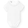 BABIDU Body Neonato Manica Corta 100% Cotone Colletto Prato con Pizzo, Body Neonato Realizzato in Morbido Tessuto Anallergico e Traspirante, Abbigliamento Unisex per Neonato e Bambina, Prima Indossata