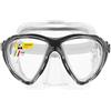 Cressi Big Eyes Evolution Mask SIL Crystall/Frame Black