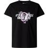 THE NORTH FACE NF0A8AXFJK3 G Graphic Relaxed S/S Tee T-Shirt Unisex Bambino TNF Black Taglia L
