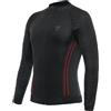Dainese No Wind Thermo LS, Maglia Termica Invernale Moto, Uomo, Nero/Rosso, XL/X