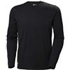 HH Workwear Helly Hansen, Maglione Scrollata di Spalle Uomo, Black, S-Chest 36 (92Centimeters)