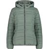 CMP - Giacca da donna in nylon con cappuccio removibile, Mineral, 48