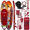 HUIIKE Tavola Sup Gonfiabile Adulti con Accessori Inclusi, Pagaia, Pinne, Pompa. Stand Up Paddle Board con Grande Stabilità e Resistenza. 305 x 84 x 15 cm, Carico Massimo 130 kg