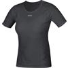 GORE WEAR M Maglia intima a maniche corte da donna GORE WINDSTOPPER, 34, Nero
