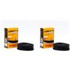 Continental Tour 26 Slim, Camera d'Aria per Bicicletta. Unisex Adulto, Nero (s42), 28/32-559/597 (Confezione da 2)