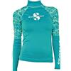 SCUBAPRO Rash Guard GRAF Carib ML F-L - Kit di regolatore per Immersioni in Acqua Fredda, Unisex, Adulto, caraibbean, L