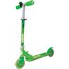 Zinc Monopattino Explorer pieghevole a due ruote, design Dino, ruote LED illuminate, maniglie pieghevoli, pedana antiscivolo, altezza regolabile, per bambini dai 3 anni in su, ottima idea regalo