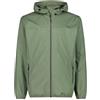 CMP Man Jacket Rain Fix Hood Giacca da pioggia Uomo (Pacco da 1) | Colonna d'acqua 5, antivento e impermeabile, cuciture nastrate, estremamente leggera, 270 g, impermeabile e sempre con te