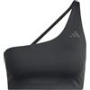 adidas Women Optime Workout Reggiseno Monospalla a Sostegno Leggero