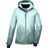 killtec Bambine e ragazze Giacca da sci/giacca funzionale con cappuccio e paraneve KSW 328 GRLS SKI JCKT, mint, 116, 42272-000