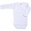BABIDU Body Neonato Manica Lunga 100% Cotone, Body Neonato, Colletto Americano con Stampa Stelle, Tessuto Traspirante Anallergico per Pelli Sensibili, Abbigliamento Invernale Unisex Neonato e Bambina