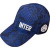 Inter Cappellino da Baseball, Collezione Rain, Design per Tifosi nerazzurri Accessorio Ufficiale e Resistente, Prodotto Ufficial