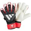 adidas Unisex - Bambini e Ragazzi Predator Goalkeeper Glove Match Fingersave Junior Shoes, Black/Black/White, 6