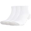 adidas Unisex - Adulto Essentials Climacool Quarter 3Pp Socks, White/Grey Two, 45-48
