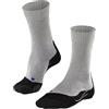 Falke Tk2 Explore Cool W So lyocell filo funzionale spessi antivesciche 1 paio, Calzini da escursionismo Donna, Grigio Light Grey 3403, 41-42