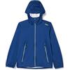 CMP - Giacca a 2,5 strati da bambini con cappuccio fisso, Bluish, 152