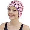 Fashy 3191 Cuffia da Bagno Donna, design: Fiori