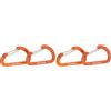 Salewa Flat Wiregate Moschettone, Unisex Adulto, Green-Black-Orange-Grey-Blu, Taglia Unica
