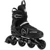 ATTABO Bricker Fitness - Pattini a rotelle da uomo, comodi e stabili per il tempo libero e l'allenamento con guida in alluminio, ruote in poliuretano da 80 mm, cuscinetti ABEC-7, freno in TPR, fino a