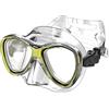 SEAC Capri SLT, Maschera Subacquea per Uomo e Donna, Ideale per Snorkeling Unisex Adulto, Giallo, Standard