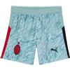 A.C. Milan - Pantaloncini Gara, Away, Stagione 2025/2026, Pantaloncini da Calcio, Prodotto Ufficiale Unisex - Bambini e Ragazzi