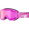 Uvex speedy nova FM, maschera da sci Unisex bambino, pink matt/mirror pink, one size