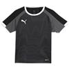 PUMA individualLIGA Graphic Jersey jr, Maglie Bambino, PUMA Black-Shadow Gray,