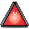 uvex plug-in LED XB043 luce, adatto ai modelli uvex quatro e uvex gravel x, luce fissa e lampeggiante, black-red, one size