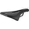 Selle Italia A3 Boost Flow - Sella Bici da Strada Corta e Comoda, Rivestimento Microfibra Resistente, Foro Anatomico Flow, Impermeabile - Nero