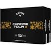 Callaway Golf Chrome Tour X Palline da golf (Triple Track, 24 pezzi (bianco))