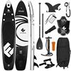 FitEngine Stand Up Paddle Board Set | 3 Fin Allrounder Trip SUP | incl. Supporto per Action Cam, pagaia, Pompa, Borsa, Boa per Il Nuoto e Molto Altro. | 365 cm