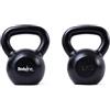 Bodyline Kettlebell In Ghisa 12 Kg Pesi - Manubrio Russo Professionale Per Allenamento Funzionale, Palestra E Fitness Casa Con Impugnatura Ergonomica