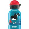 Sigg Orca Family Borraccia Bambini 0.3 L, Borraccia Alluminio con Chiusura Ermetica e Priva di Sostanze Nocive, Borraccia Bimbi Super Leggera in Alluminio