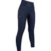 HKM Hunter Leggings, Blu Scuro, 32 Donna