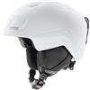 Uvex Heyya Pro, Casco da Sci Leggero per Bambini, Regolazione Individuale delle Dimensioni, Aerazione Ottimizzata, White-Black Matt, 54-58 cm