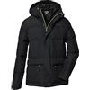killtec Ragazzi Giacca trapuntata con cappuccio/giacca invernale idrorepellente KOW 156 BYS QLTD JCKT, black, 140, 40912-000