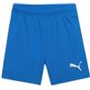 PUMA teamRISE Short Jr, Pantaloncini Unisex - Bambini e Ragazzi, Electric Blue Lemonade/White, 140