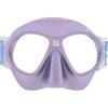 Cressi dal 1946 - Breezy Mask - Maschera Lenti in Policarbonato e Facciale Morbido TPR per Snorkeling, Nuoto in Superficie Vacanze al Mare - Lilla_Cinghiolo Elastico Bianco - Taglia Unica