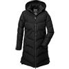 killtec Ragazze Cappotto trapuntato con cappuccio/cappotto idrorepellente KOW 167 GRLS QLTD CT, black, 128, 40924-000