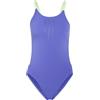 adidas Donna Ripstream 3-Stripes Tie Back Swimsuit Swimwear, Solar Purple, 36