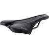 Selle Italia SLR Boost TM - Sella Bici da Strada con Binari in Manganese, Design Corto, Rivestimento Soft-Tek, Sella Racing Leggera e Confortevole - Taglia S1, Nero
