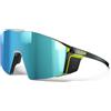 Julbo Occhiali da sole - EDGE COVER - Uomo Adulto - Nero/Giallo Fluo - Polarizzato Cat. 4