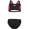 Arena Trono Bikini, Nero/Bianco Anguria, 128 Unisex-Bambini e Ragazzi