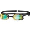 Zoggs Raptor HCB - Occhialini da Nuoto Unisex a Basso Profilo, Colore: Grigio/Nero/Specchio