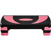 Yaheetech Step da Aerobica Piattaforma Step Regolabili con 3 Altezze 10/15/20cm Esercizio Allenamento Stepper per Fitness per Domestico Palestr con Base Antiscivolo 79,5 x 30 cm sostenere 250 kg