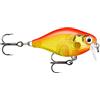 Rapala, Esca da pesca X-Light Crank Shallow Runner, misura 3,5 cm/4 g, esca galleggiante per acqua dolce, profondità di nuoto: 0,9-1,2 m, materiale plastico, rosso fluorescente dorato gFR