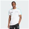 Adidas Uomo Mercedes - AMG Petronas Formula One Team Dna Tee Men, White/Black, XXL