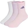 adidas Mixte enfant CUSHIONED SPORTSWEAR CREW SOCKS 3 PAIR PACK, clear pink/white/ice lavender, 2-3 Years